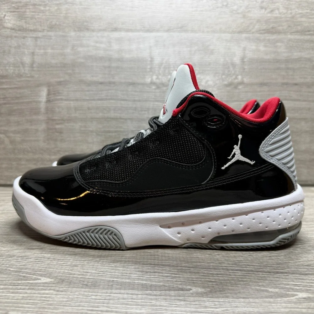 Jordan Max Aura 2 Black Cement Sneakers Shoes GS 6.5Y Women's 8 CN8094-006